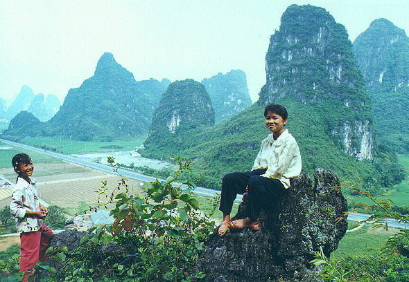 Near Yangshuo, August 1999
