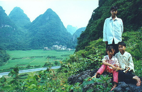 Near Yangshuo, August 1999
