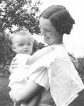 August, with Mommy