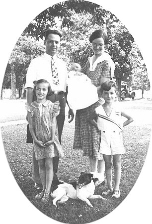 The whole family in July