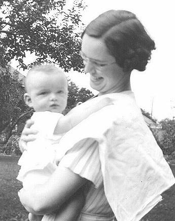 August, with Mommy