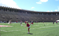Harvard Lacrosse practice