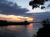 View from cottage yard