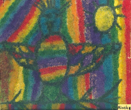 Sandpaper picture