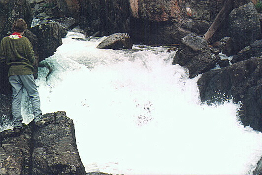 Robin reviews the rushing rapids