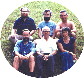 Wilford, James, Warren, Robert, Douglas & Betty (clockwise)